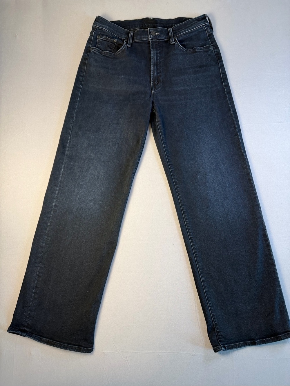 MOTHER Mid-Rise Rambler Zip Ankle Dark Wash Size 31 - Picture 4 of 16